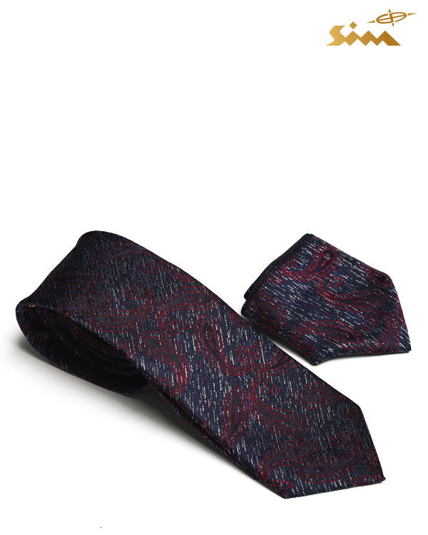 ست کراوات و پوشت مردانه سیم Sim کد 9036-1
