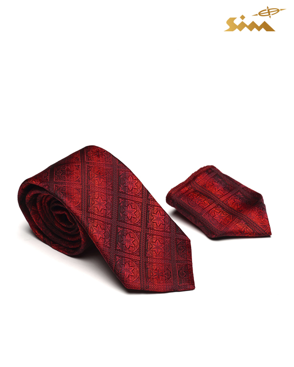 ست کراوات و پوشت مردانه سیم Sim کد 9036-24