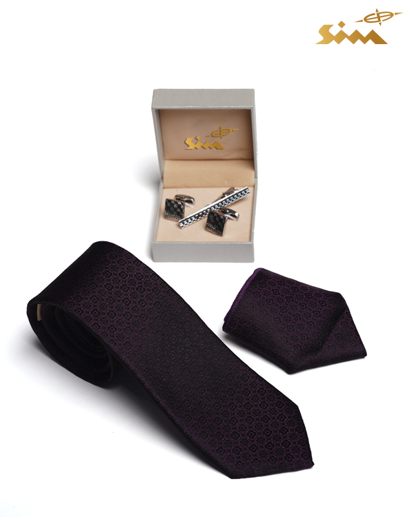 ست کراوات و پوشت مردانه سیم Sim کد 9036-22
